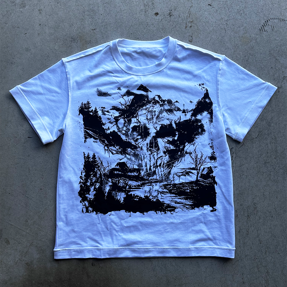 White "Dead Sky" Tee